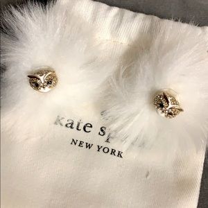 Kate Spade Star Bright Owl Reversible Earrings